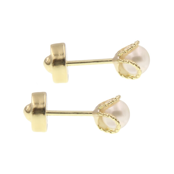 Caravanas Bebe oro 18k y Perlas 906 Caravanas Bebe oro 18k y Perlas 906