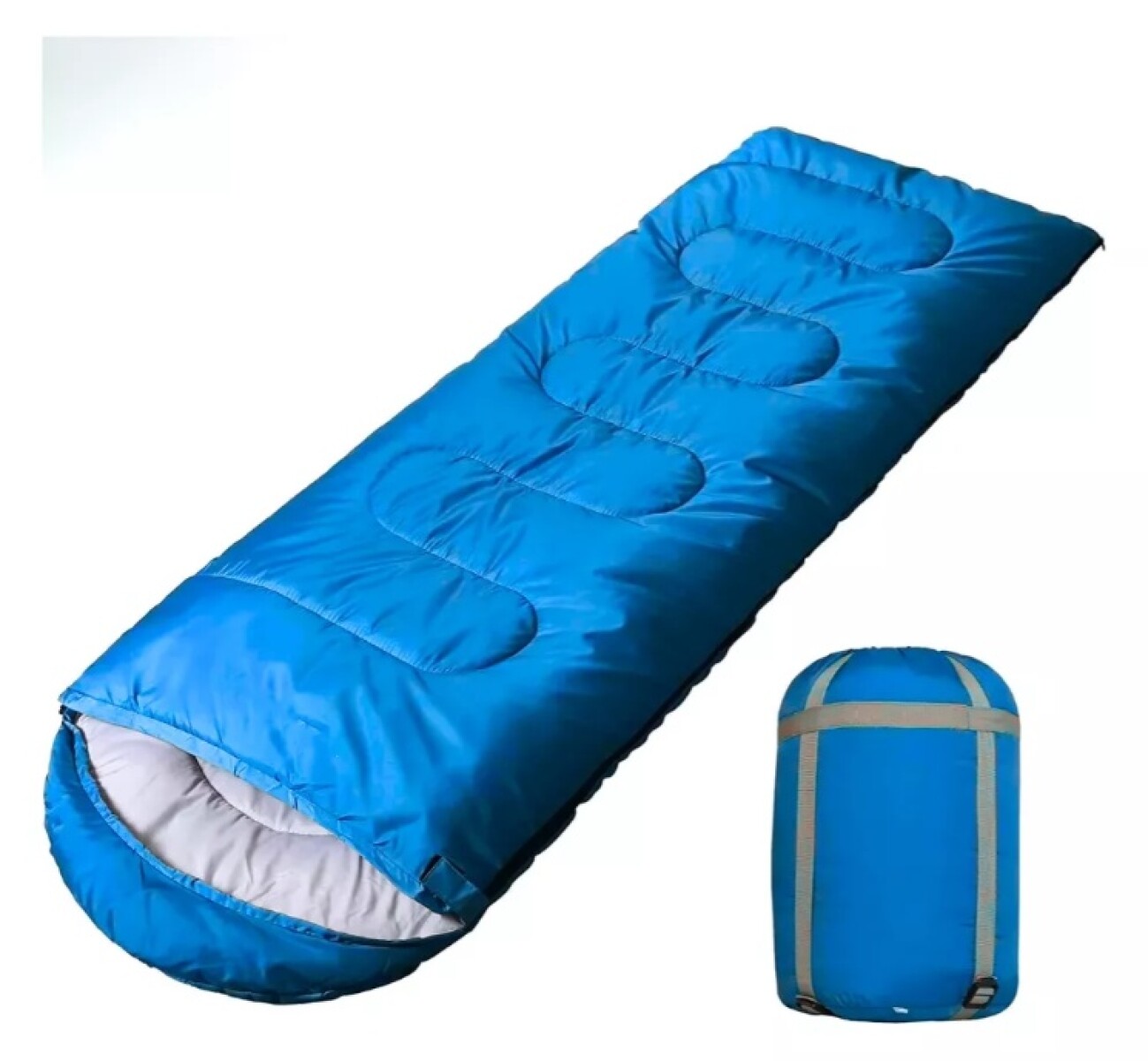 Saco De Dormir Con Capucha - Azul 