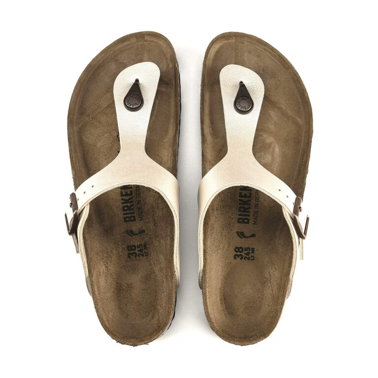 Sandalia Gizeh Birko-Flor - Regular Blanco
