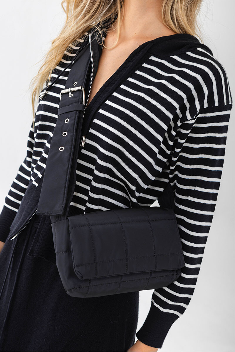 Cartera Puffy - Negro 