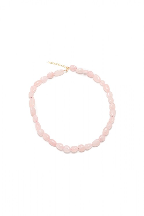 Collar Cuarzo Rosado