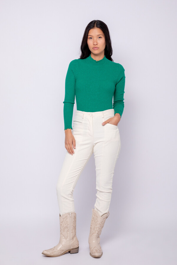 POLERA TEO Verde Esmeralda