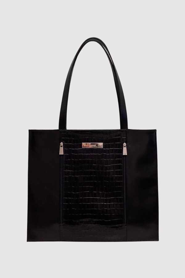 Cartera Isabel Crocco Negro