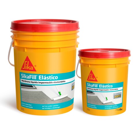 Membrana líquida impermeabilizante antihongos Sika SikaFill Elástico 20 + 4Kg Membrana líquida impermeabilizante antihongos Sika SikaFill Elástico 20 + 4Kg