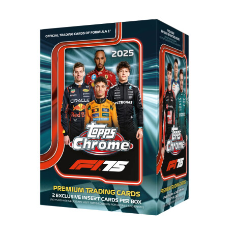 Topps Chrome Blaster Box F1 2025 - 24 tarjetas Topps Chrome Blaster Box F1 2025 - 24 tarjetas