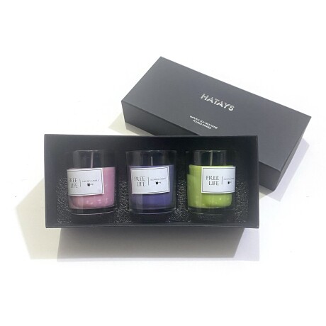 Velas Aromaticas Set X 3 Velas Velas Aromaticas Set X 3 Velas