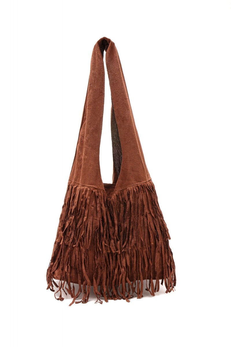 Bolso Flecos - Marron 