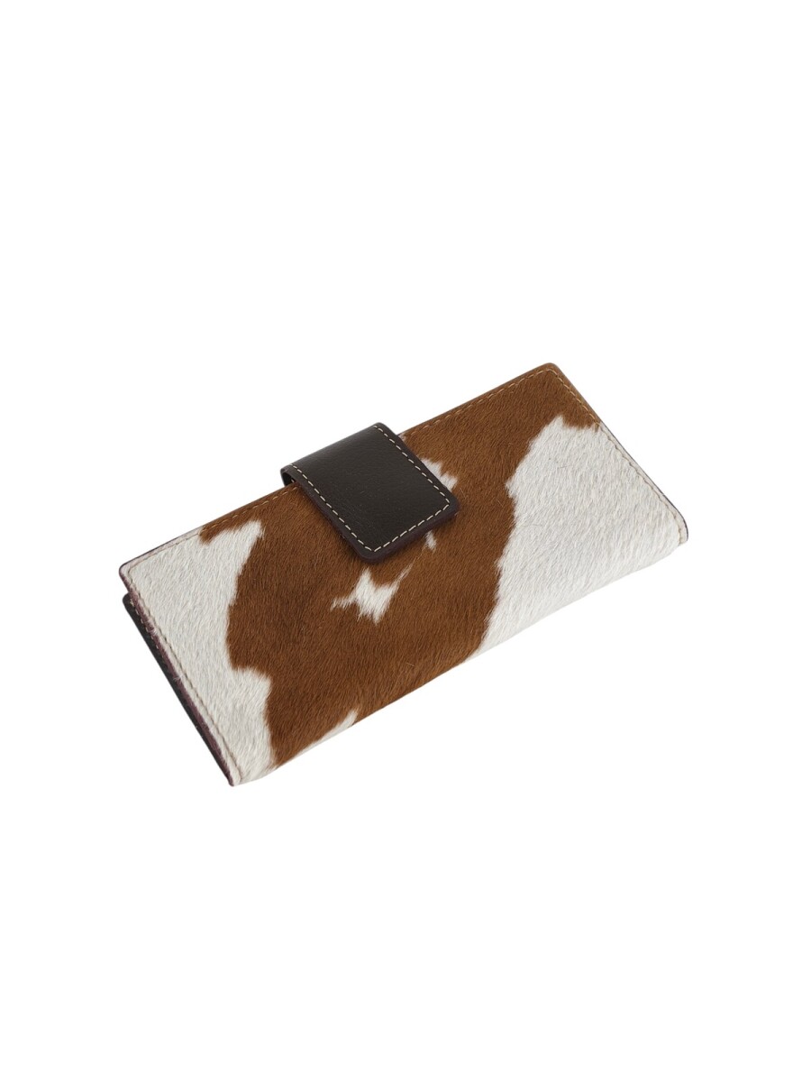 Billetera al corte clasica - Marron 