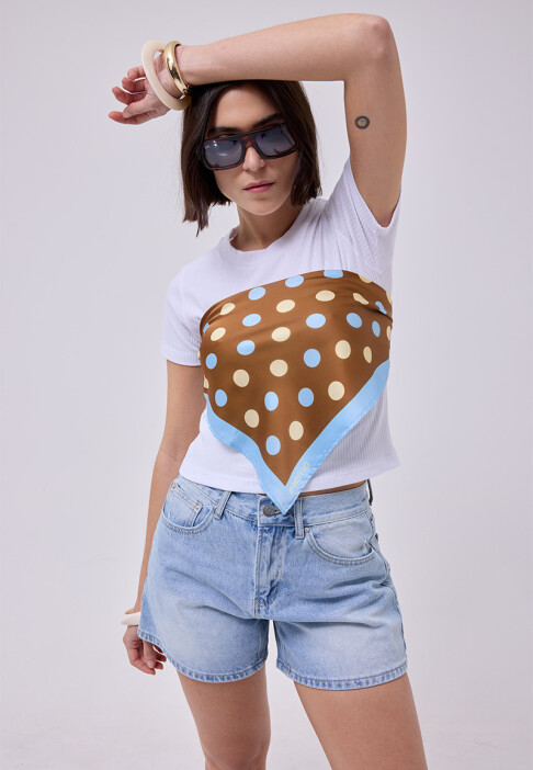 Short Vera Denim Claro