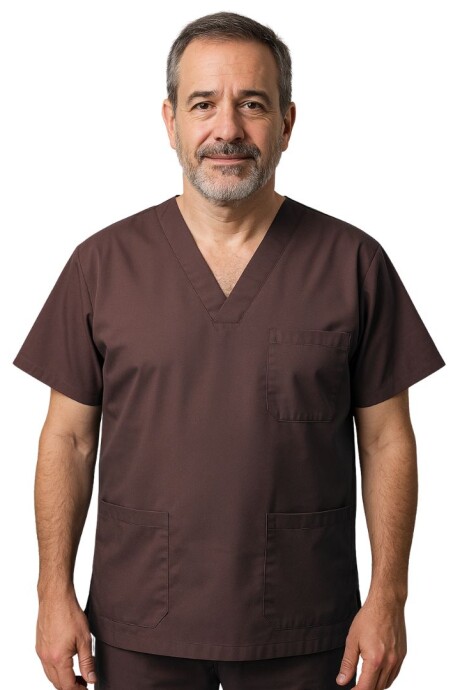 Casaca médico Bordó