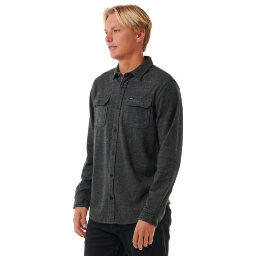 Camisa Flannel Rip Curl - Gris Camisa Flannel Rip Curl - Gris
