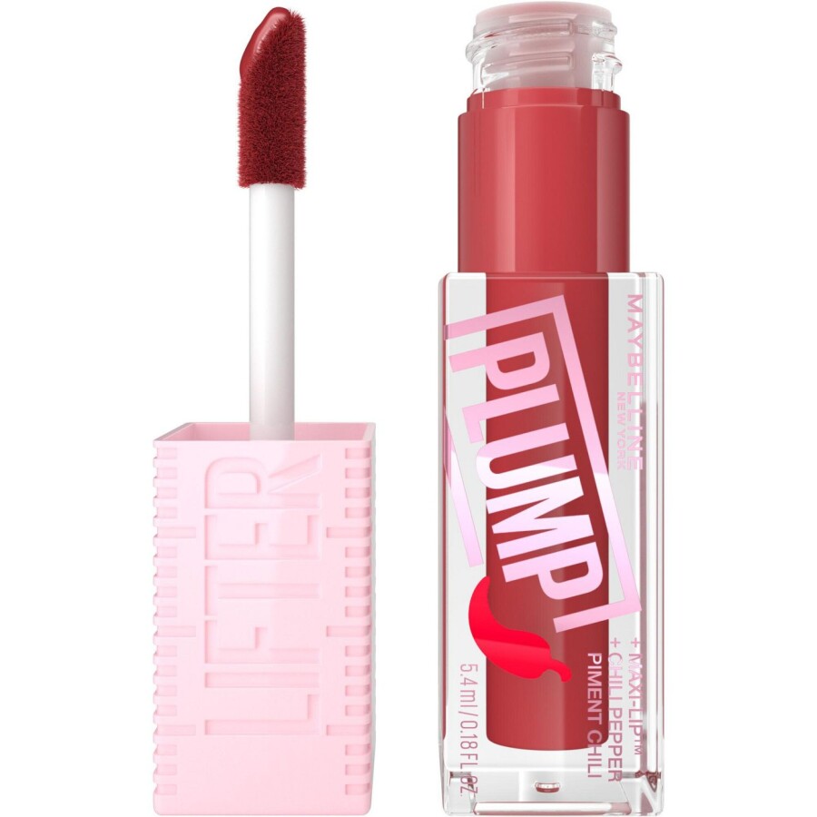 Gloss Lifter Plump Voluminizador Hot Chili 006 - Maybelline Gloss Lifter Plump Voluminizador Hot Chili 006 - Maybelline