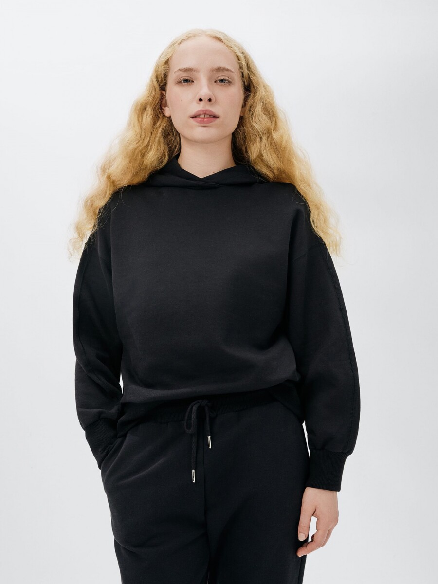 BUZO FEMENINO - NEGRO 