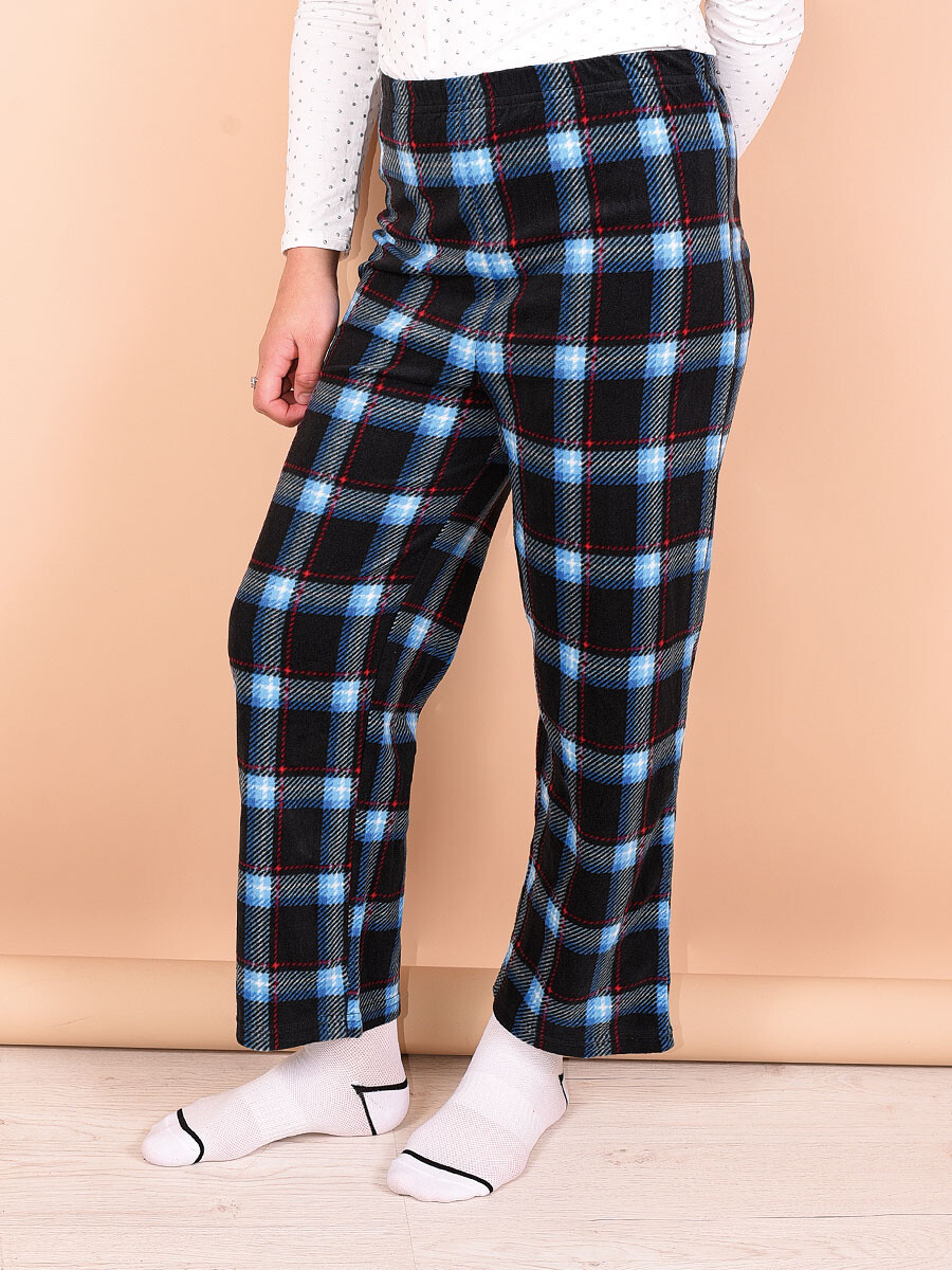 PANTALON PIJAMA MIX PRINT - AZUL CLARO 