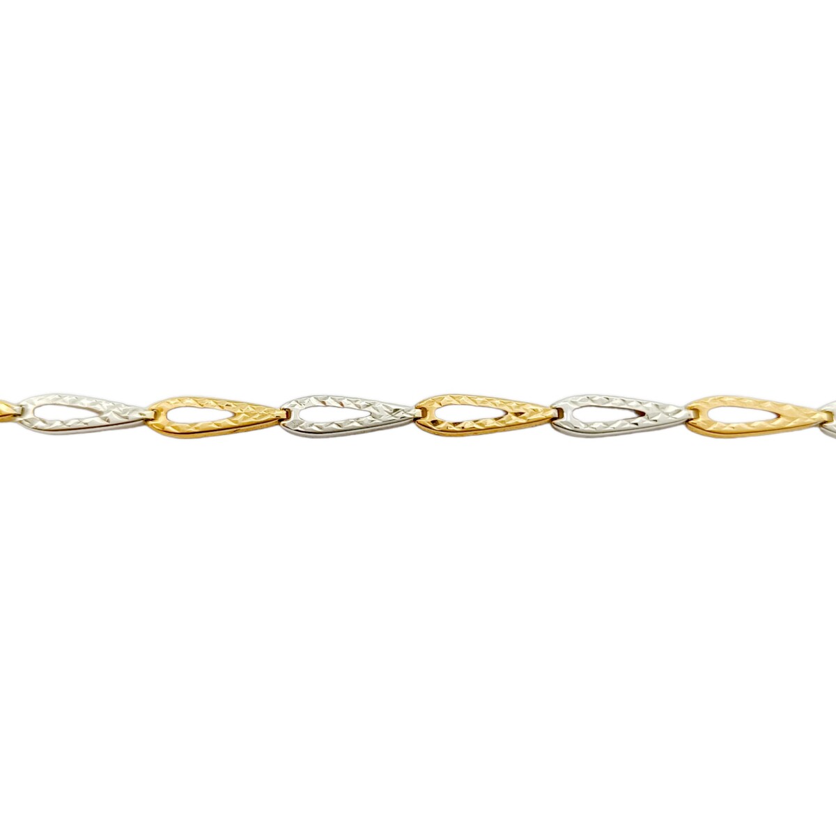 Pulsera Quebradiza Espiga-Oro bajo-Sin Piedra-PU8001 - sinpiedra 