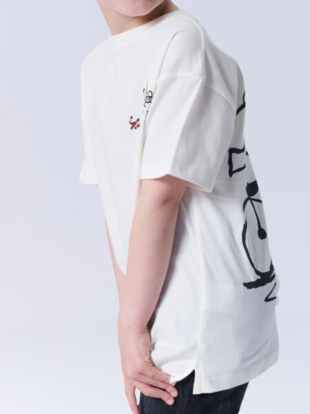 Remera estampada Comic Blanca