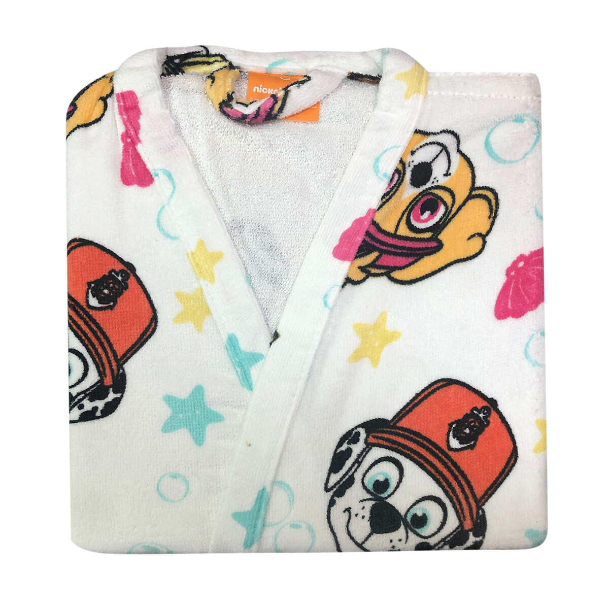 Bata Infantil de Baño Velour de Paw Patrol - BLANCO 