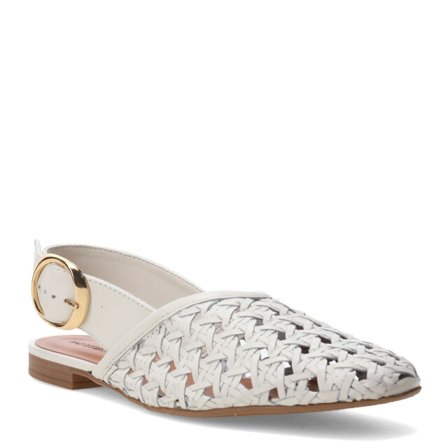 Zapatos de Mujer Bottero Tira Trasera Marfil