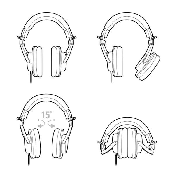Auriculares Profesionales Audio Technica Ath-m30x AURICULAR AUDIO TECHNICA ATHM 30X