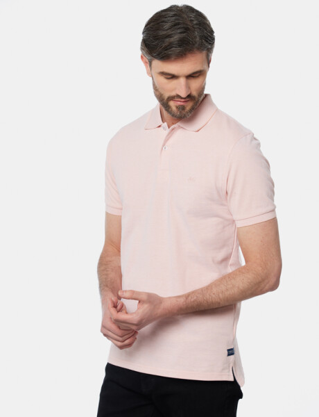 REMERA POLO LISA Rosado