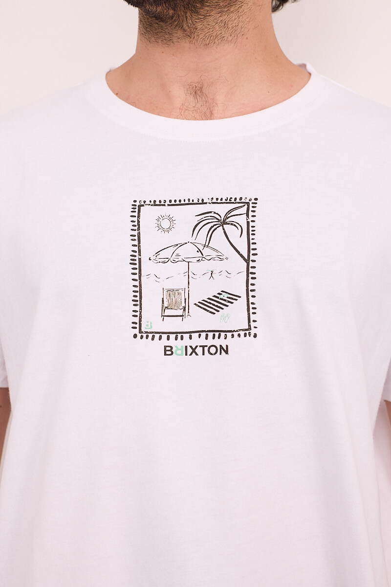Camiseta Playa Brixton Blanca