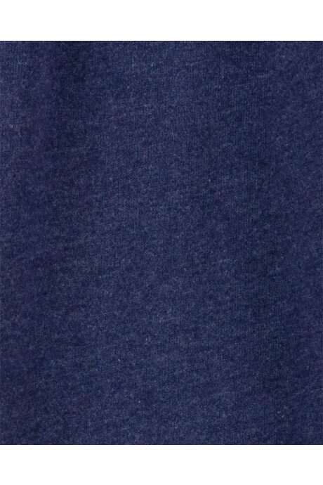 Pantalón deportivo de algodón, con logo, azul marino Sin color