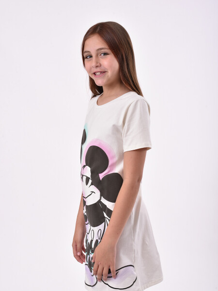 VESTIDO MICKEY IN WHITE OFF WHITE