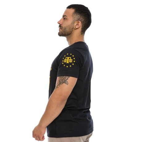 Remera manga corta con Frases Amarillo