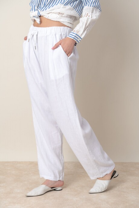 PANTALON ARIEL Blanco