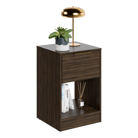 Mesa De Luz Moderna Dormitorio Para Cabecera Moderna Paris Marrón