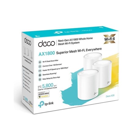 Access Point Tp-link Deco X20 Mesh AX1800 Pack 3 001