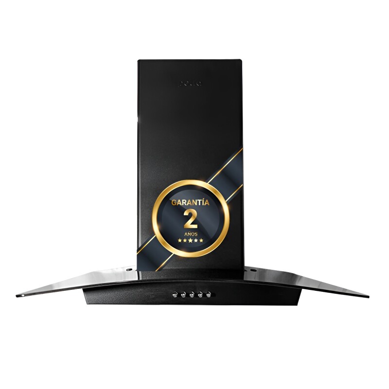 Campana Extractora Vidrio Glass 60cm Negra Campana Extractora Vidrio Glass 60cm Negra