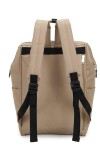 Mochila multicierres con modero Beige