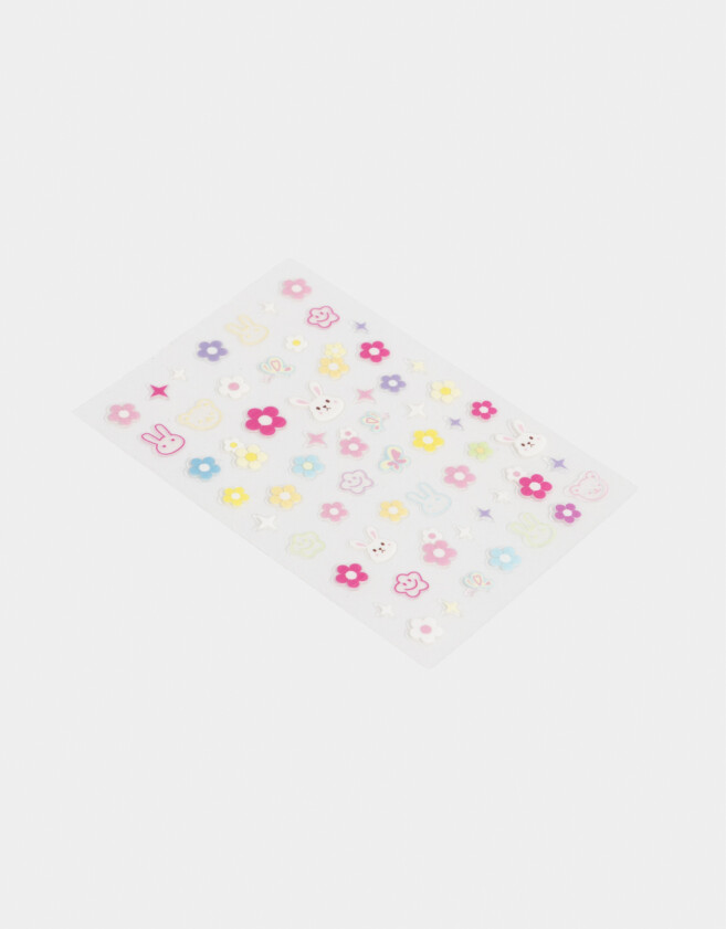 Accesorios de Cosmética Infantiles Mini Autoadhesivos Para Uñas Magic Garden - Combinacion Multicolor