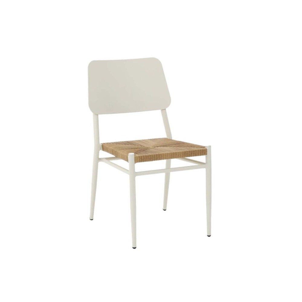 SILLA COMEDOR EXT. ALUMINIO BLANCO HAWAI