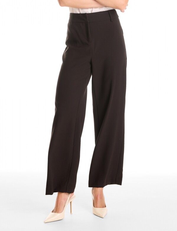 Pantalon Wide Leg NEGRO