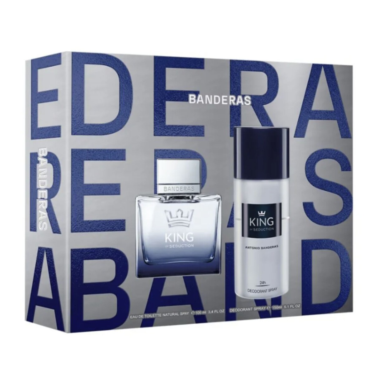 Set Perfume Antonio Banderas King of Seduction 50ml + After Shave Original 