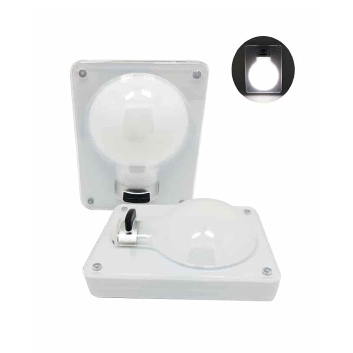 OUTLET Lámpara led a pila con imán y para colgar 10x8cm - Outlet Lámpara Led A Pila Con Imán Y Para Colgar 10x8cm 