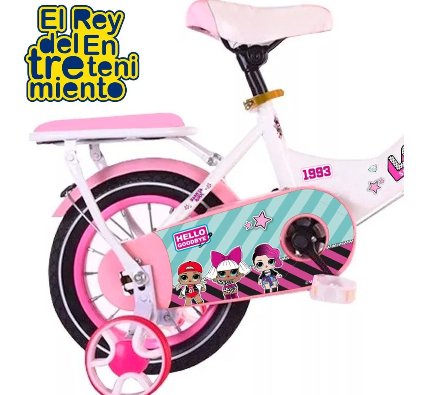 Bicicleta Paseo R16 Infantil Niña C/ Canasto y Accesorios - Rosado — El Rey  del entretenimiento