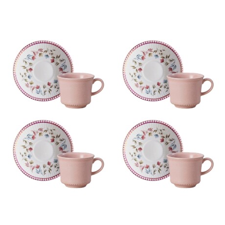 Juego de Té 8 Piezas Malena 252 ml Loza Juego de Té 8 Piezas Malena 252 ml Loza