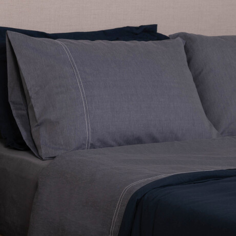 JGO. SÁBANAS KING ALGODON-Y-POLIESTER CHAMBRAY