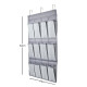 Organizador para puerta 15x30x84 cm GRIS
