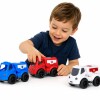 Set 3 vehiculos plastico ECO rojo
