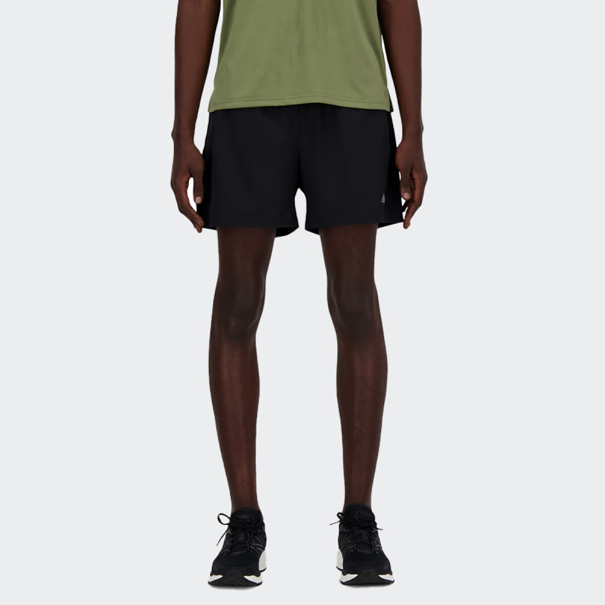 Short New Balance 5 Inch Lined - Negro 