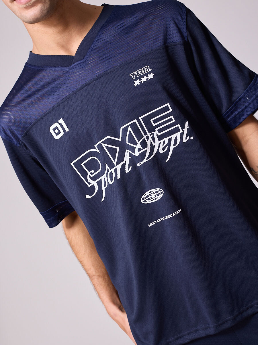 T-SHIRT GERMI DIXIE - Azul 