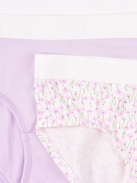 PANTY TEEN PACK X 2 LILA