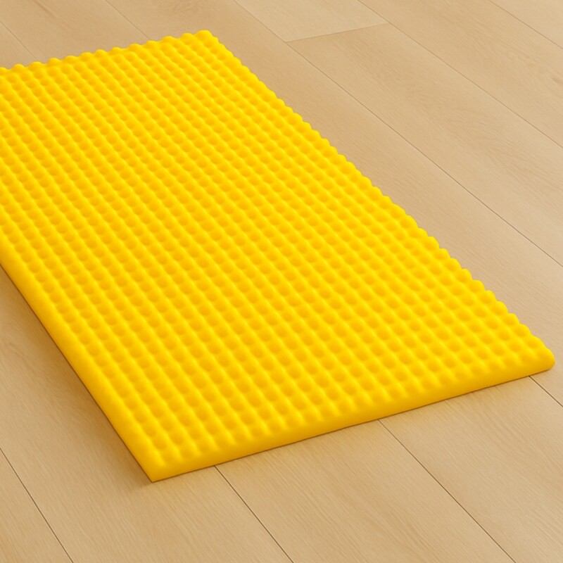 Colchón espuma perfilada 0,78 x 1,88 x 4 cm AMARILLO