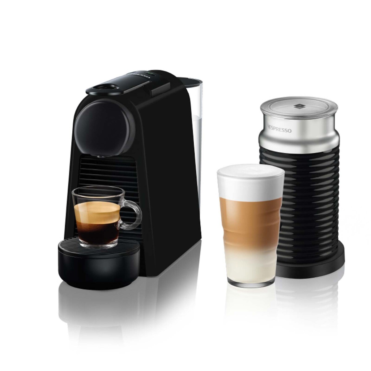 CAFETERA NESPRESSO - ACERO NEGRO ESSENZAD30 AEROCCINO ESSZDBAERO 