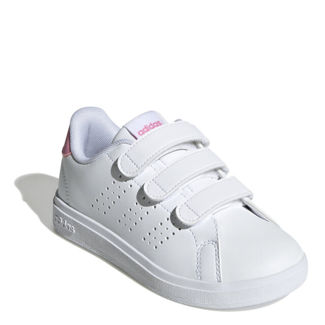 Championes Infantiles Adidas Advantage Base 2.0 Blanco - Rosado