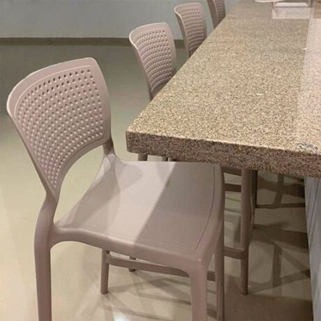 Taburete con respaldo Safira · Tramontina Taupe